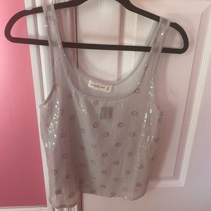 Abercrombie sequin rank top